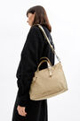 M natural nylon tote bag M natural nylon tote bag