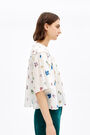 White Multicolor-Orchid top White Multicolor-Orchid top