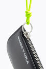 Asymmetric black leather coin purse Asymmetric black leather coin purse