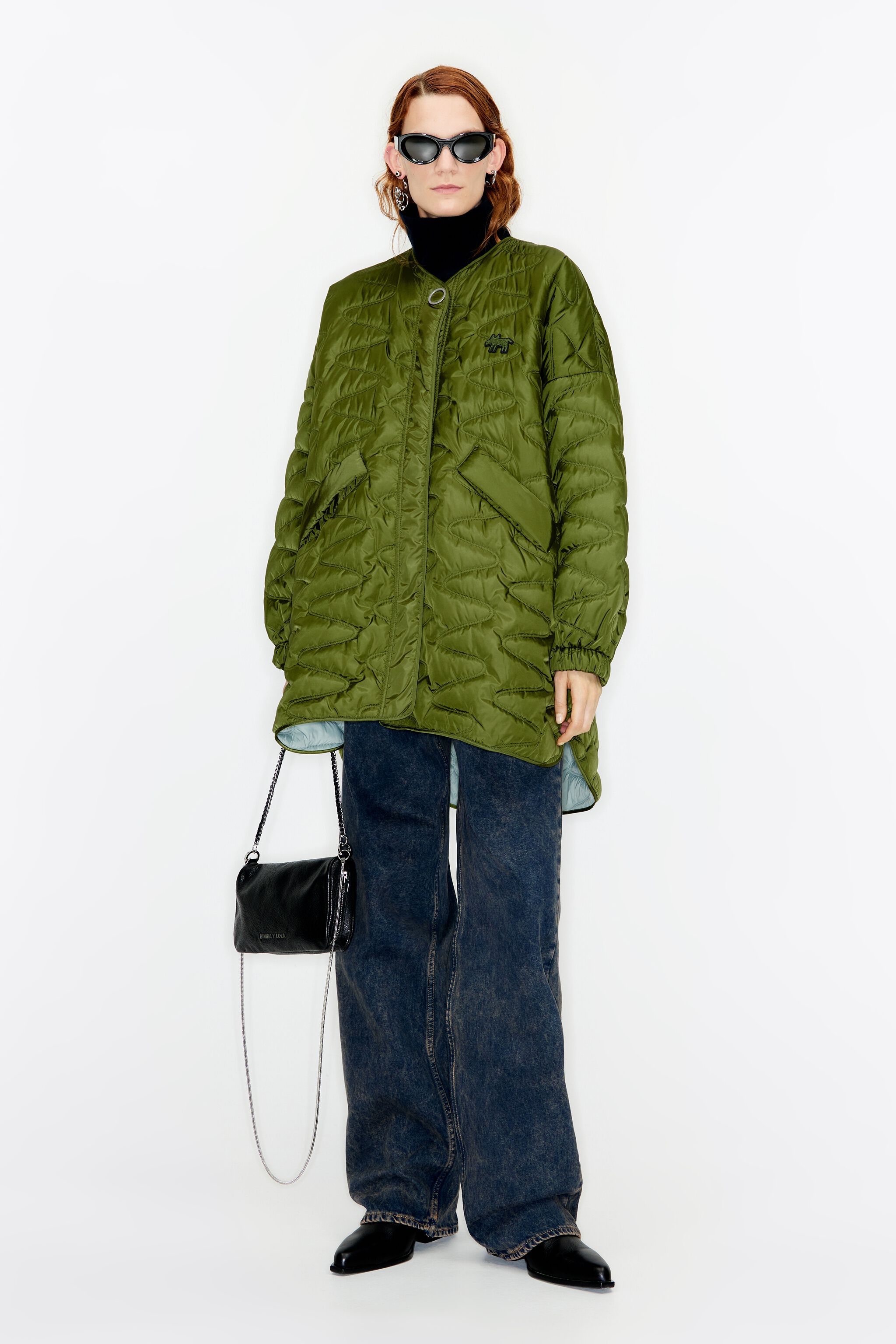 Khaki quilted jacket