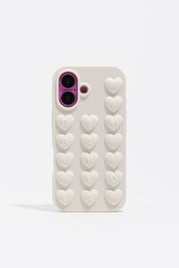 White iPhone 16 silicone case