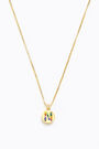 Letter N short golden necklace Letter N short golden necklace