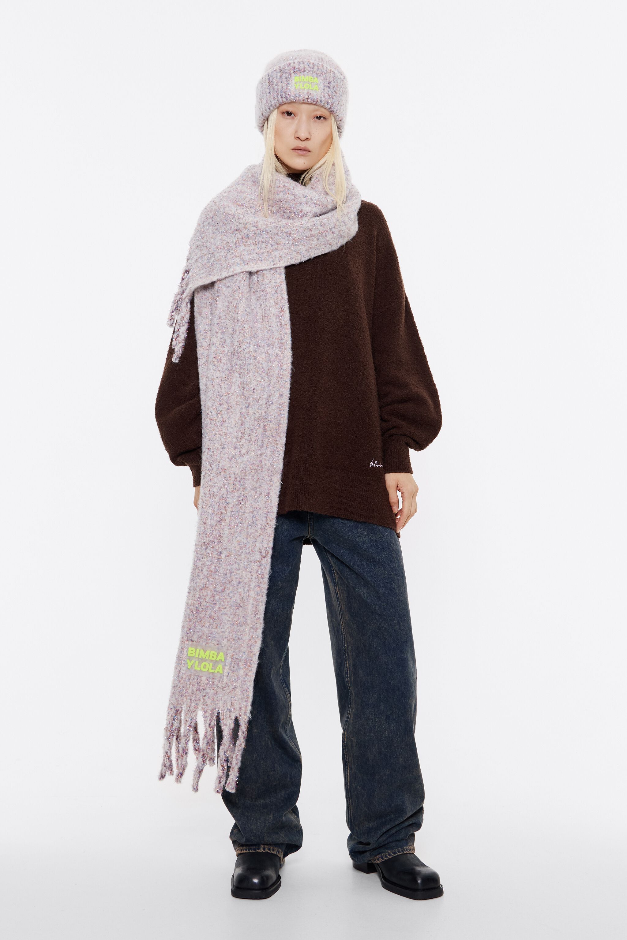Women's Knitted scarves | BIMBA Y LOLA SS25