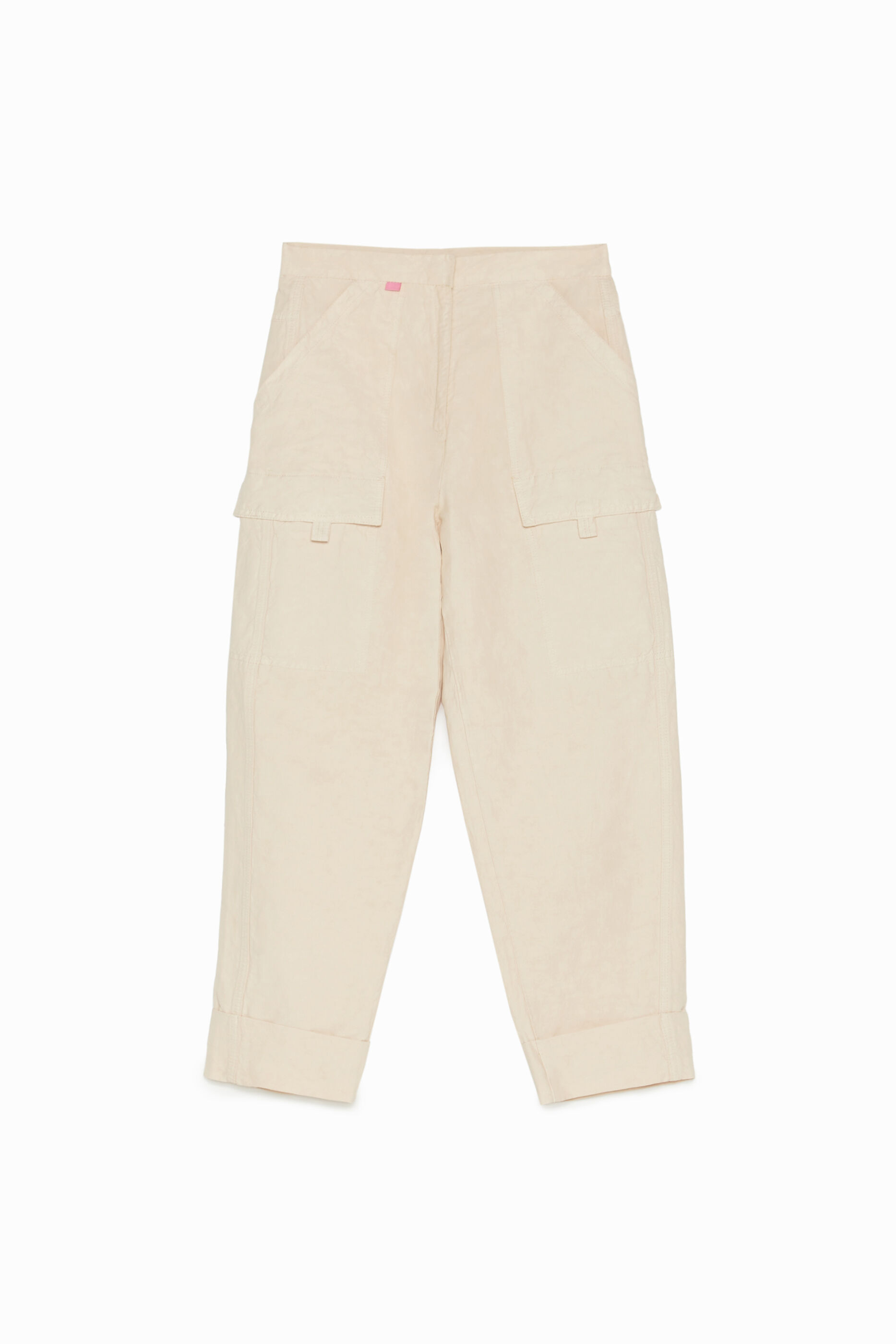 Ecru linen trousers