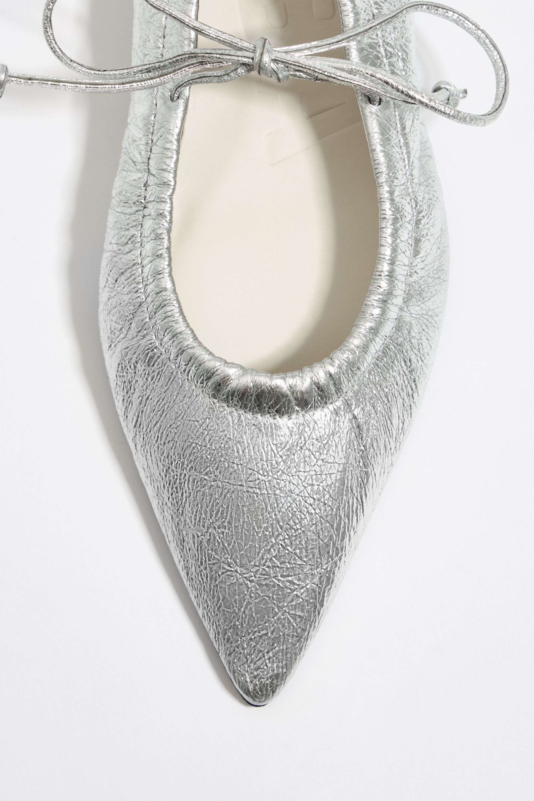 Next silver ballet pumps hot sale