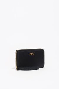 Medium black nylon horizontal wallet
