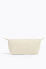 M ivory nylon trapezium make-up case M ivory nylon trapezium make-up case