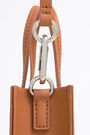 Tan printed mini tote bag Tan printed mini tote bag