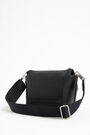 S black leather rectangular crossbody bag S black leather rectangular crossbody bag