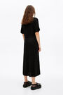 Black knit shirtdress Black knit shirtdress