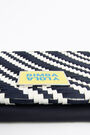 M navy plaited purse M navy plaited purse