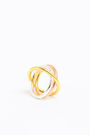 Three-tone hoops ring Three-tone hoops ring