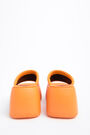 Orange leather platform sandal Orange leather platform sandal