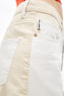 Two-tone straight jeans Two-tone straight jeans