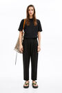 Black carrot leg trousers Black carrot leg trousers