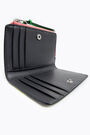 Black leather logo purse Black leather logo purse