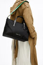L black nylon shopper bag L black nylon shopper bag