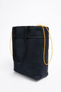 L navy pocket vertical shopper bag L navy pocket vertical shopper bag