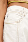 Ecru linen carrot trousers Ecru linen carrot trousers