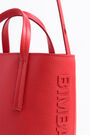 M red leather vertical shopper bag M red leather vertical shopper bag