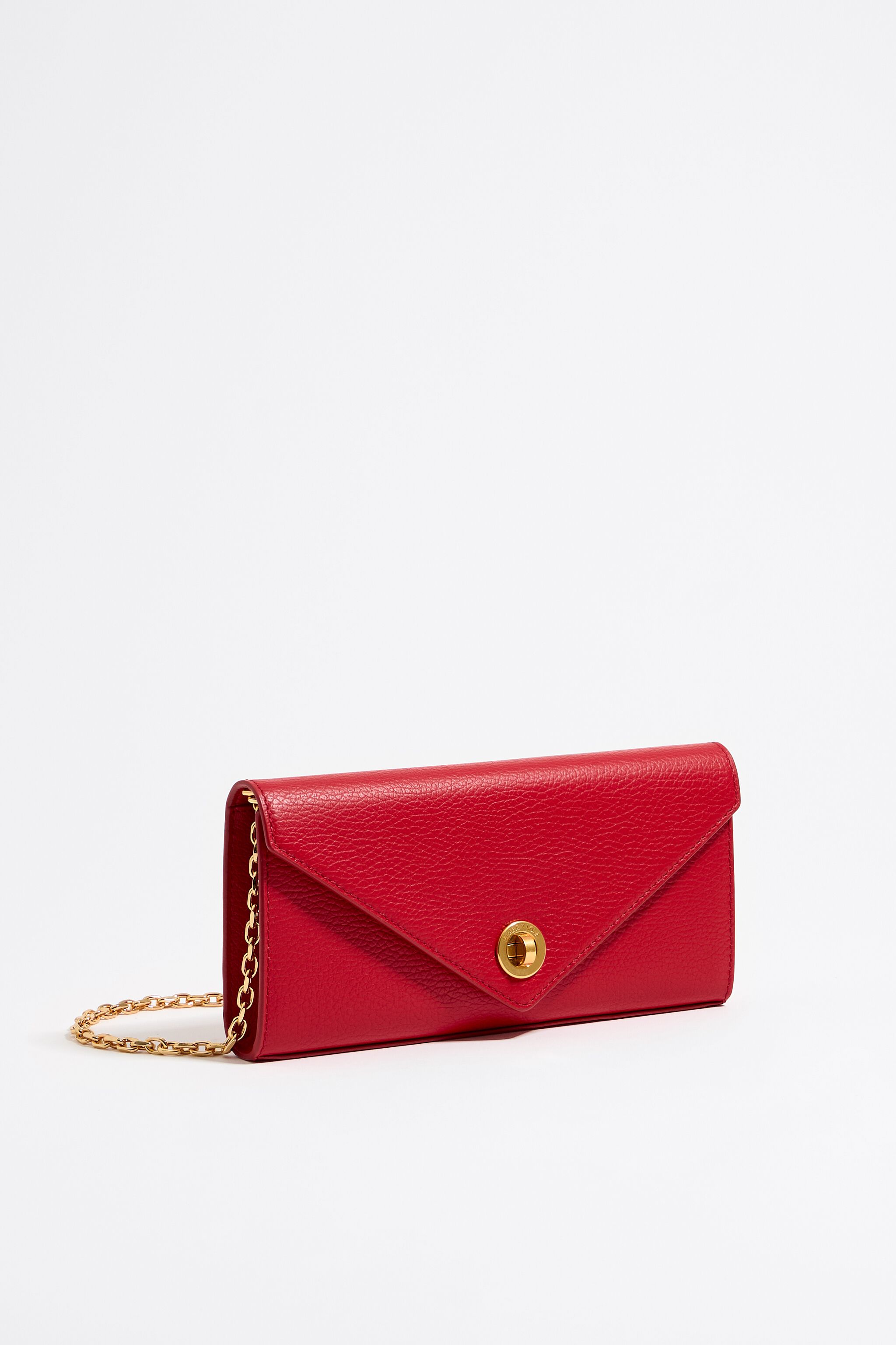 Red sales chain purse