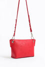 M red leather trapezium crossbody bag M red leather trapezium crossbody bag