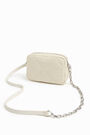 S ivory padded nylon crossbody bag S ivory padded nylon crossbody bag