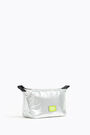 S ivory nylon trapezium make-up case S ivory nylon trapezium make-up case