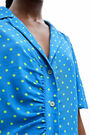Fluid Logo Dot shirt dress Fluid Logo Dot shirt dress