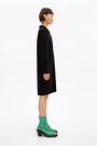 Black midi shirt dress Black midi shirt dress
