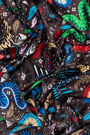 Taupe animals paisley scarf Taupe animals paisley scarf