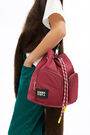 L raspberry nylon bucket bag L raspberry nylon bucket bag