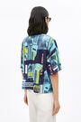 Navy Cities devoré t-shirt Navy Cities devoré t-shirt