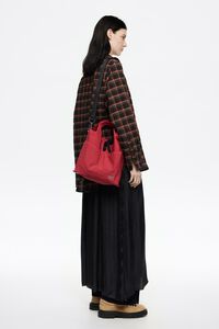 Medium red nylon Paper bag