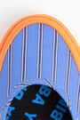 Blue striped sporty ballet flat Blue striped sporty ballet flat