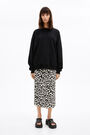Animal print pleated skirt Animal print pleated skirt