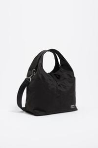 Medium charcoal nylon Paper bag