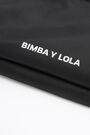 Black nylon double purse Black nylon double purse