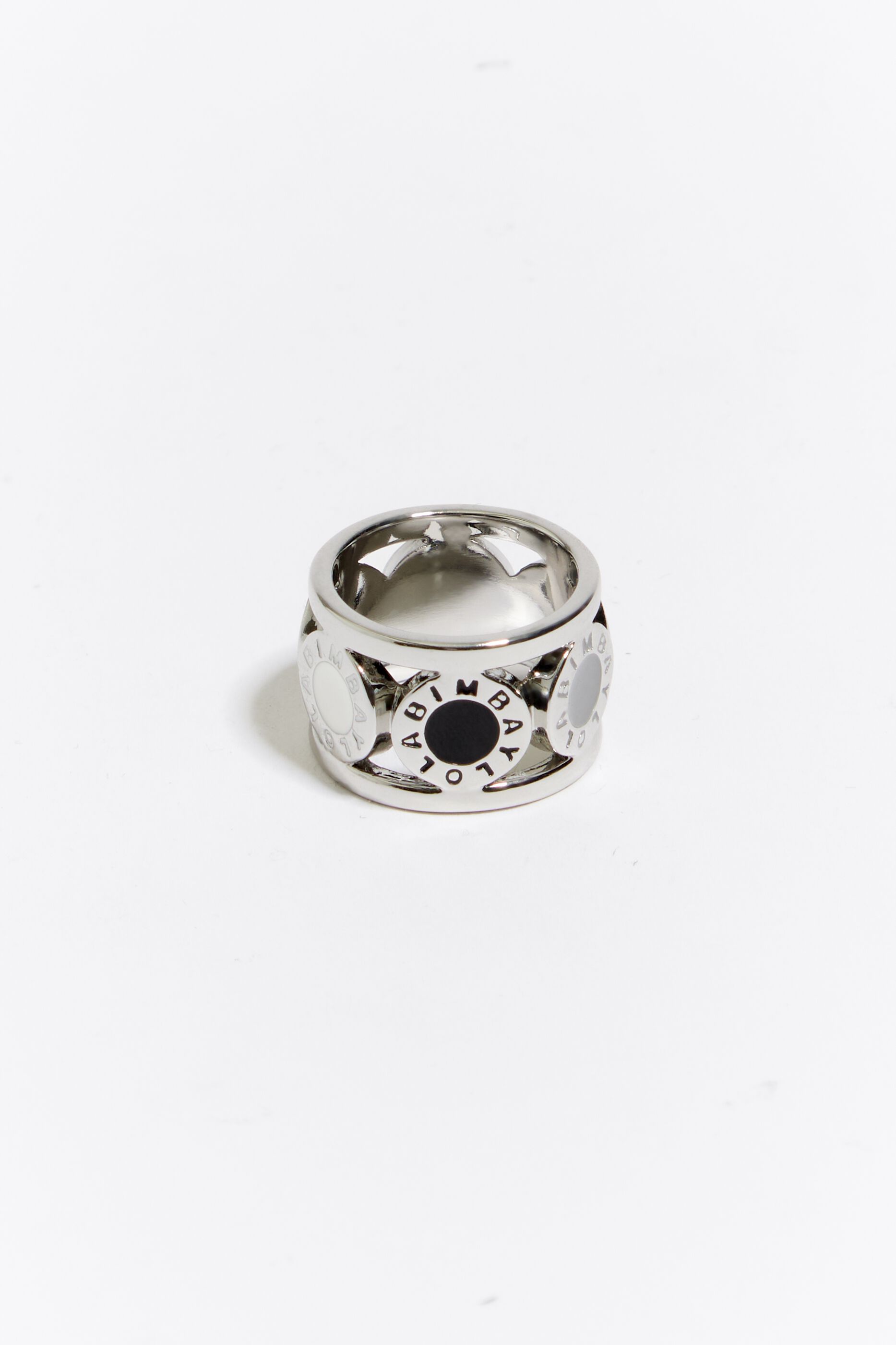 Lined up top silver ring paparazzi