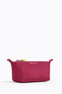 M raspberry nylon trapezium make-up case M raspberry nylon trapezium make-up case