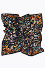 Black butterfly garden scarf Black butterfly garden scarf