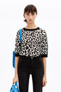 Animal print linen jumper Animal print linen jumper
