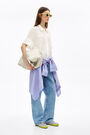 White A-line shirt White A-line shirt
