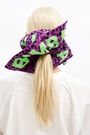 Purple Animal print hair tie Purple Animal print hair tie