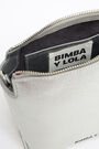 S silver leather rectangular crossbody bag S silver leather rectangular crossbody bag