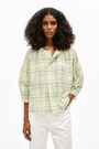 Lime checked shirt Lime checked shirt