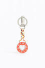 Coral revolving heart key ring Coral revolving heart key ring