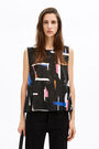 Black Wallpaper devoré t-shirt Black Wallpaper devoré t-shirt