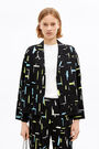 Black Paper-Lines shirt Black Paper-Lines shirt