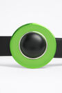 Black leather planet belt Black leather planet belt